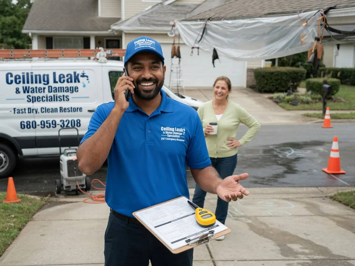 Ceiling Leak Cleanup Hillrose, CO FAQs